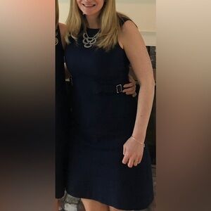 J.Crew Factory A-Line Dress Navy Sz 4